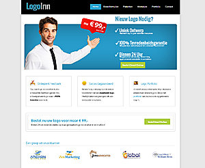 LogoInn.nl met omzet - Verkopen van unieke logo's (incl. contactgegevens designer)-homepagina-jpg