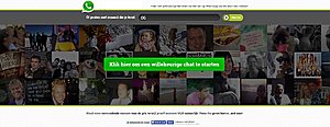 Whatsapp website te koop (Anoniem chatten met elkaar)-beginpagina-jpg