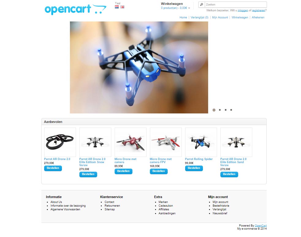 Niche webshop Dronecamerakopen(.nl) met dropship leverancier-website-jpg