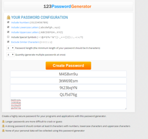 Internationale password generator | Responsive | aantrekkelijk domein.com-screenshot-png