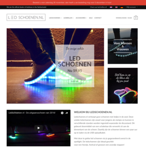 Ledschoenen.nl Te koopl - Incl. Dropshippingsysteem-schermafbeelding-2016-om-png