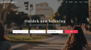 Uniekebelevingen.nl - ruim 200 euro omzet in 60 dagen - veel potentie!-home-uniekebelevingen-jpg