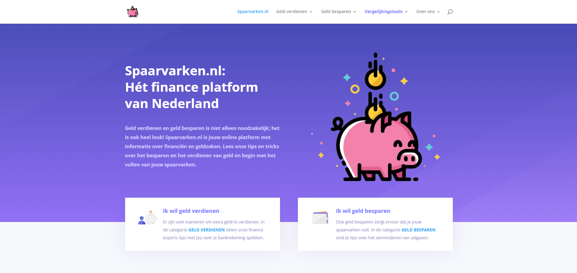 Spaarvarken.nl || Responsive Finance Website + Topdomeinnaam [Ready-To-Go]-sv-png