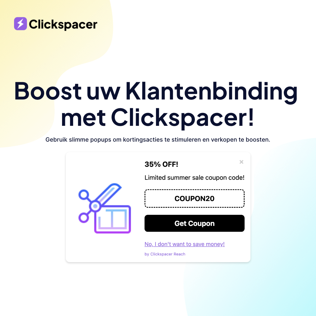 Te koop: Clickspacer - het ultieme online marketingplatform voor webprofessionals-reach-png