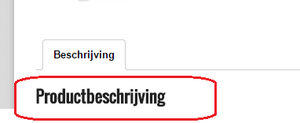 WooCommerce productbeschrijving titel aanpassen-productbeschrijving-png