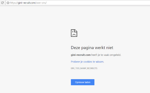 Pagina bestaat maar wordt omgeleid-check-png